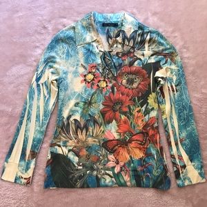Tropical Print Top